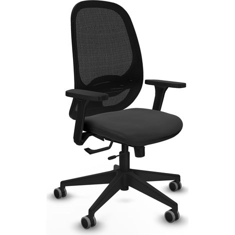 Sedia da ufficio piqueras y crespo Cilanco nero bracci regolabili (1/2)