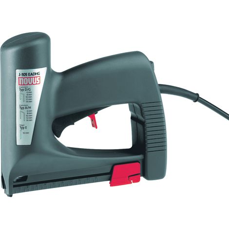 Novus Elektrotacker J-105  Klammern A/H/D/G 6–14 mm  Nägel E 16 mm