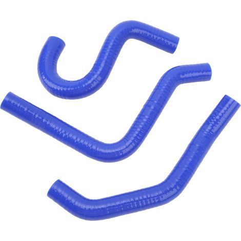 Tuyau Radiateur Silicone Épais 3 Pièces Haute Température Résistant Liquide Refroidissement Pour CR80R CR85R Bleu (1/5)