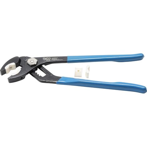 Pinza regolabile / Pinza per connettori con denti ricoperti in plastica 250 mm (1/5)