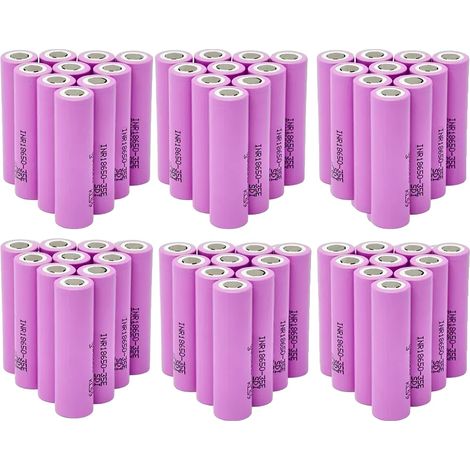 Batería de litio, capacidad de 3500 mAh, tasa de descarga de 20 A, 35E 3500 mAh - 60 unidades (1/2)