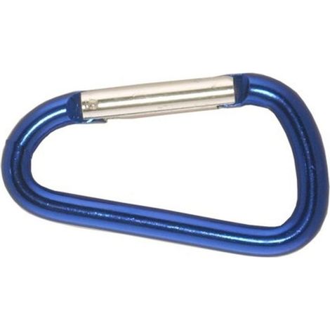 Conacord Karabinerhaken 50x28 mm Alu blau Karabiner Haken Schnapphaken Schlüssel