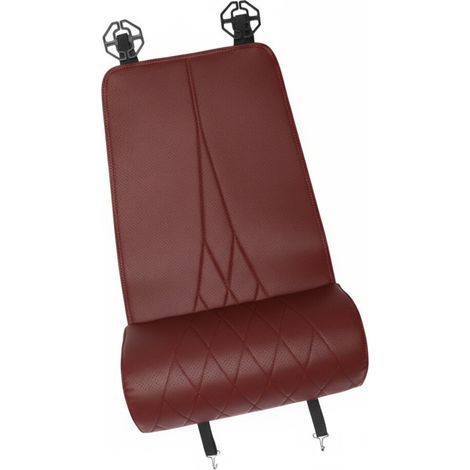 Coussin de siège de voiture ergonomique, Support de jambe-Rouge