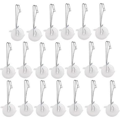 Ahlsen Lot de 20 crochets à rouleau de support pour tomates avec ficelle de 15 m, kit de treillis de serre, crochet durable pour empêcher les tomates de pincer ou de tomber, kit de treillis de vigne (1/5)