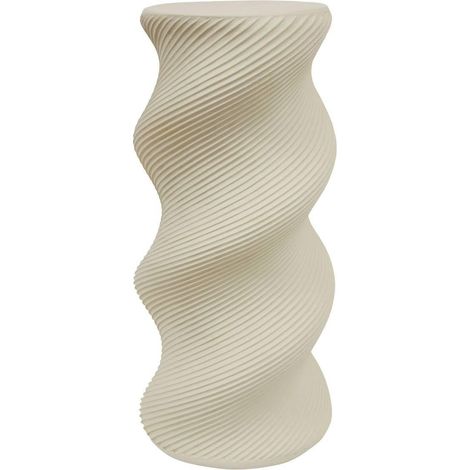 Sellette Design Torsadé "Twist" 60cm Beige
