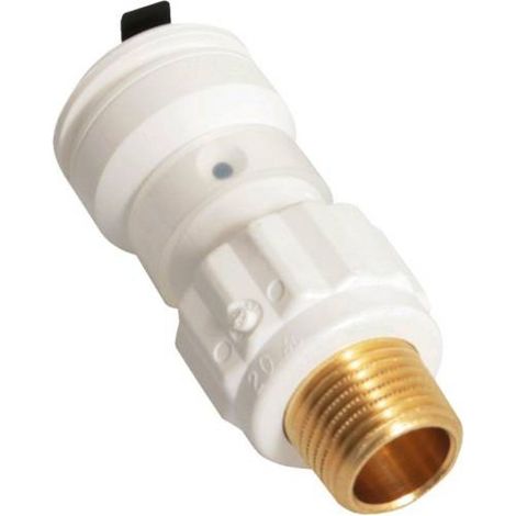Aluverbund Steckfitting Henco Vision Übergang Außengewinde 16 x 2 - 3/8"