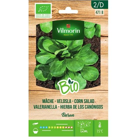 Vilmorin Garden Bio -Samen von Valeriana Baron Ð©ber 3 gr
