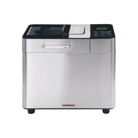 GASTROBACK Gastroback 42823 - Schwarz - Metallisch - 1 kg - Kuchenteig - Franzsisches Brot - Pizzateig - Vollkornbrot - 500 g - Sensor - 15 min (42823)