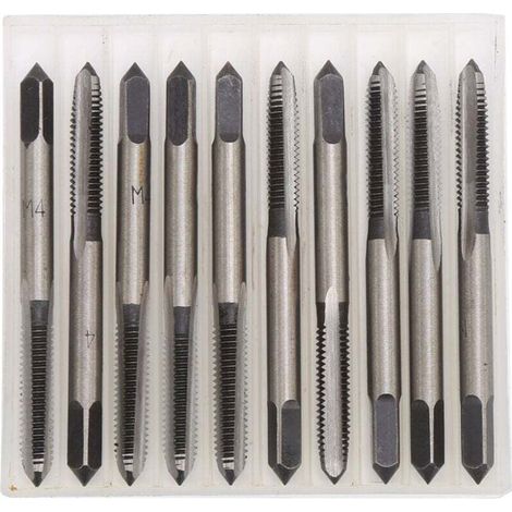Fournitures industrielles Zoternen, quincaillerie pour machines-outils, acier au carbone M4, manuel, 10 pièces (1/4)