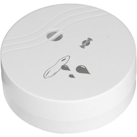 Waterleck Detector Alarm Audio Sensitive Prevents Flooding for Bathroom, ABS Material in Pool Home, Material (1/5)