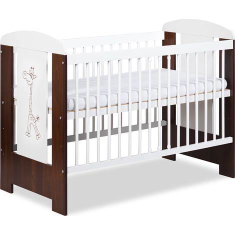 LETTINO GIRAFEE 120x60 BIANCO NOCE