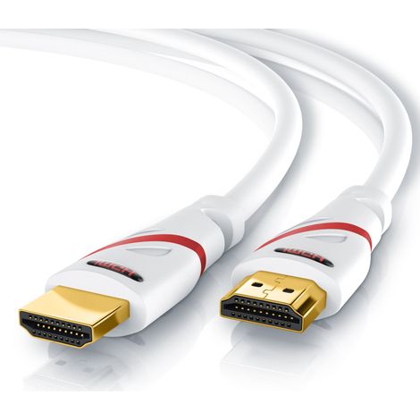CSL 8k HDMI Kabel 2.1, 4K Ultra HD, UHD, Full HD, 3D, ARC, High Speed mit Ethernet, HDMI Typ A - 2m