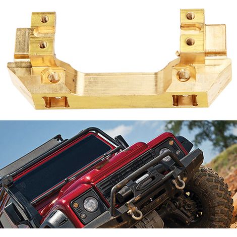 Support Montage Servo Laiton Compatible Traxxas TRX-4, Pièce Renfort Châssis RC Crawler