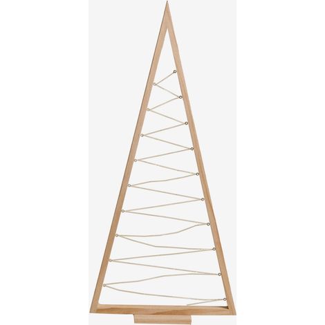 Árbol de Navidad con luz LED en madera de pino Elwood SKLUM 100 cm (1/5)