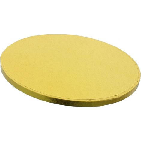 Dicker, runder, goldener Tortenboden 20 x 1,2 cm