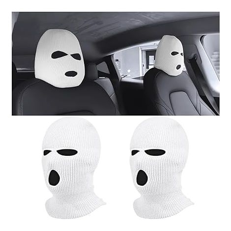 2pcs emballé avec des taies d'oreiller personnalisées respirantes, taies d'oreiller lavables à l'eau de voiture, taies d'oreiller de tête anti - poussière de voiture pour véhicules, fourgonnettes, voi (1/5)
