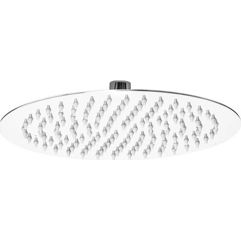 Soffione Anticalcare Tondo Ø Metaform Smart in Acciaio Inox 25 cm