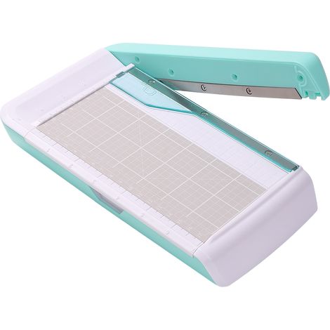 KW-triO Mini Massicot à Guillotine 18cm Coupe Papier Bureau avec Tiroir Rangement pour Loisirs Créatifs Photos Cartes Scrapbooking Fournitures Maison Bureau Modèle 13936K (1/5)