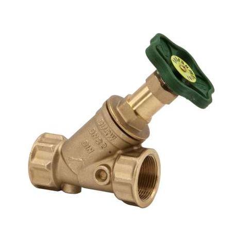 Schlösser Schrägsitzventil 1 1/4" DN32 Innengewinde ohne Entl. Freistromventil nichtst. Spindel DVGW (1/2)