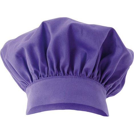 Gorro francés de cocinero con frunce VELILLA Serie 404001 Morado