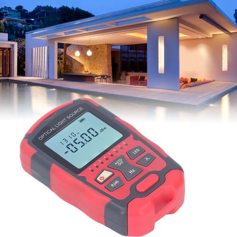 Émetteur de puissance optique monomode à double longueur d'onde 1310/1550 nm avec connecteur RJ45 pour test AUA-M1315 Mini wattmètre optique (modèle à charge sèche) (1/5)