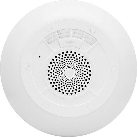 Enceinte Bluetooth de douche étanche IPX7, flottante pour piscine, avec micro, batterie 1200 mAh, éclairage RGB et stéréo pour salle de bain. (1/5)