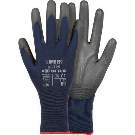 Cofra GCL10 Guanti Da Lavoro Nylon Usi Generici Limber 10/XL