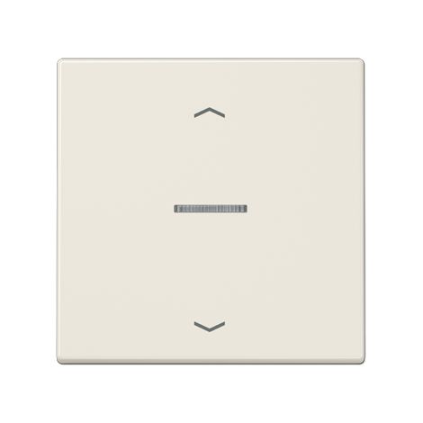 Jung Tecla para pulsador KNX, F10, con símbolos de flecha, con guía de luz, Duroplast, Serie LS, blanco LS 101 KO5P