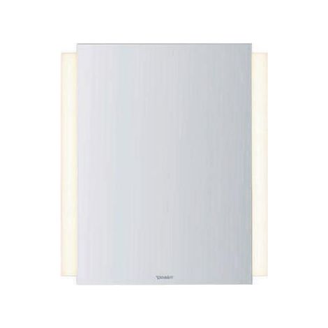 Duravit Ketho.2 Spiegel, LED-Beleuchtung seitlich, 600x700x33mm, (1/5)