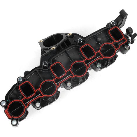 Collecteur d'admission avec joint et volets 03L 129 711 AG, remplacement compatible Seat 2.0 TDI, pièce moteur neuve, admission d'air performante, kit complet. (1/5)