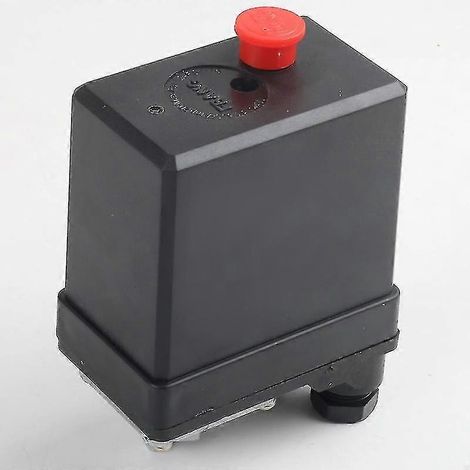 4-Port-Druckschalter für Luftkompressoren, 90–120 psi, 220 V, 12 mm (1/4") Gewinde, Steuerventilteile für Frog-Kompressoren, Starli Medium Modell (1/5)