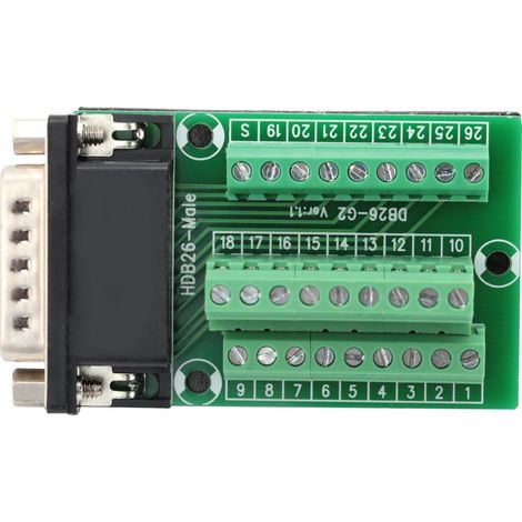 Carte de dérivation DB26 stable, module de carte, longue durée de vie, durable, pour l'industrie (1/5)