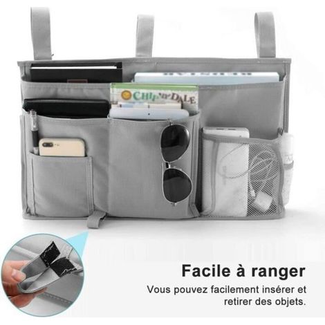 Bardusch - Borsa organizer per letto a castello, ideale da appendere al comodino per dormitori universitari. (1/3)