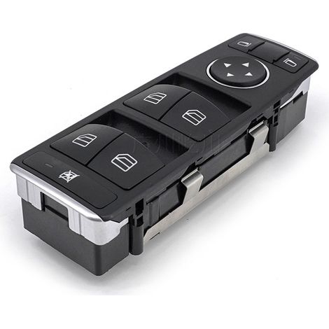 A1669054300 Applicable au commutateur de lève-vitre de voiture Mercedes-Benz, commutateur principal pour la commande de lève-vitre électrique. (1/2)