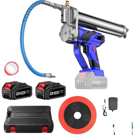 Pistolet à graisse électrique, pression maximale de 12000 PSI, fonctionnement sans fil (1/5)