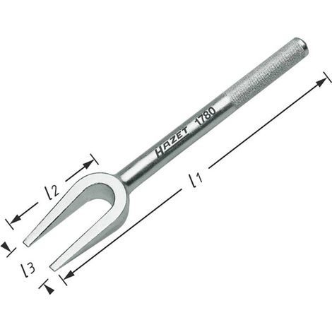 Hazet Décolleur manuel à fourche - Longueur totale: 80 mm - 1780-18