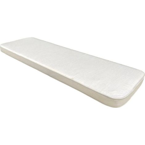 Ivory Luxury 3 Seater Bench Cushion - L48 x W141 x D5 cm