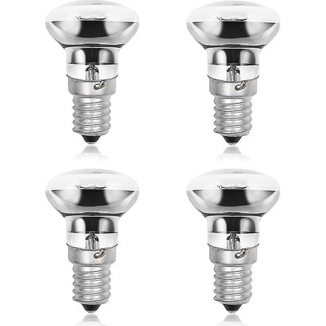 30w E14 R39 Lava Lamp Reflector Lamp, Dimmable E14 Base R39 Heat Lamp, Ac220-240v4 Pack (1/4)