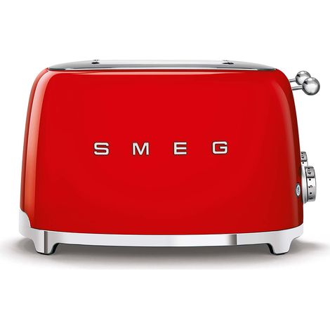 Smeg TSF03RDEU grille-pain rouge 4 tranches 2000W