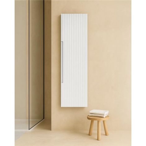 Exagonshop Colonna bagno 120x34 Mango bianco opaco reversibile