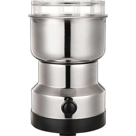 Moulin à Café Électrique 300ml Moulins multifonctionnels,Moulin a graines Quatre lames en acier inoxydable pour un broyage fin et efficace,Pour moudre les grains de café, épices,les graines de lin etc (1/5)