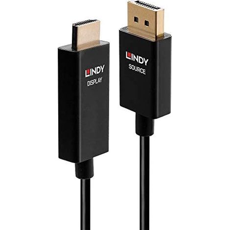 LINDY 3m Aktives DisplayPort an HDMI Adapterkabel mit HDR (40927) (1/2)