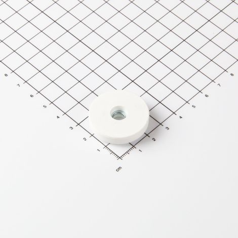 Magna-C Gummiertes Magnetsystem Ø31x6mm mit zylindrischer Senkung (1/4)