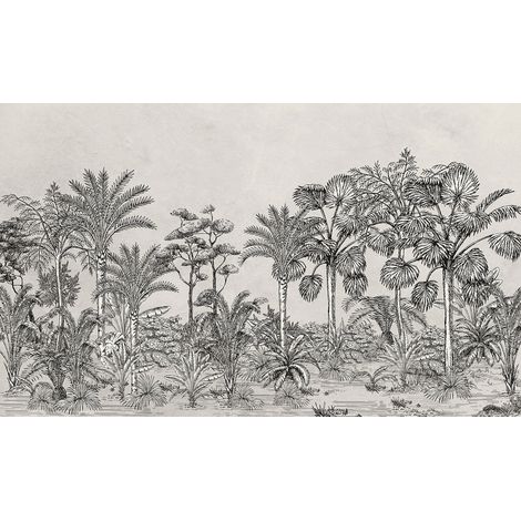 Papier peint panoramique - Forêt Tropicale - 130 cm x 78 cm (1/2)