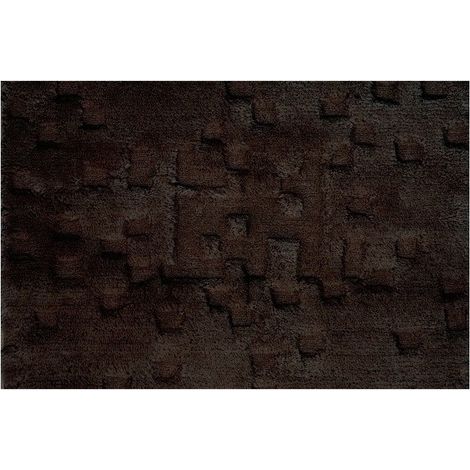 Tapis de bain Coton TAMA 60x90cm Marron Foncé Spirella