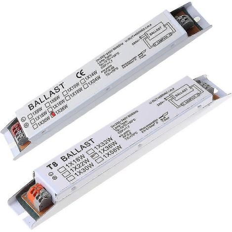 Ballast électronique 36 W, ballast pour lampe fluorescente à tube droit T8, type durable (1/5)