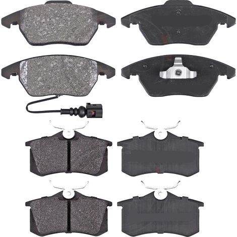KIT PASTIGLIE FRENO ANTERIORI E POSTERIORI compatibile con SSANGYONG KYRON / PASTIGLIE FRENANTI AUTO OEM P 30 013,P 30 057  P 15 010 / SOSTITUZIONE DIRETTA / BASSA POLVERE / SILENZIOSO