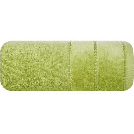 Mari Handtuch 70x140 oliv mit Samtrand 500g/m2