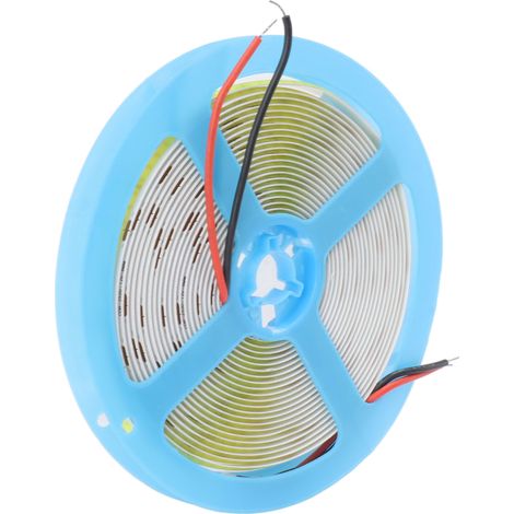 Bande LED COB flexible, 5 m de long, auto-adhésive, pour décoration intérieure, 4000 K, lumière neutre (1/5)