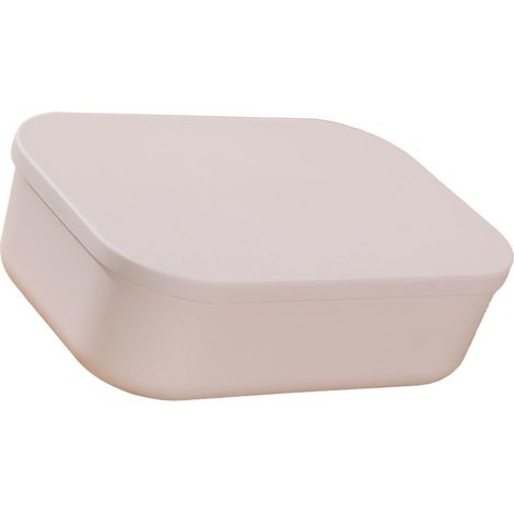 [Aufbewahrungsbox aus Kunststoff] – Schreibtisch-Organizer-Box mit Deckel, staubdicht, stapelbar, für Kosmetikartikel und Zubehör, Maße 26 x 8 x 18 cm, 120 g, 1 Stück (1/5)